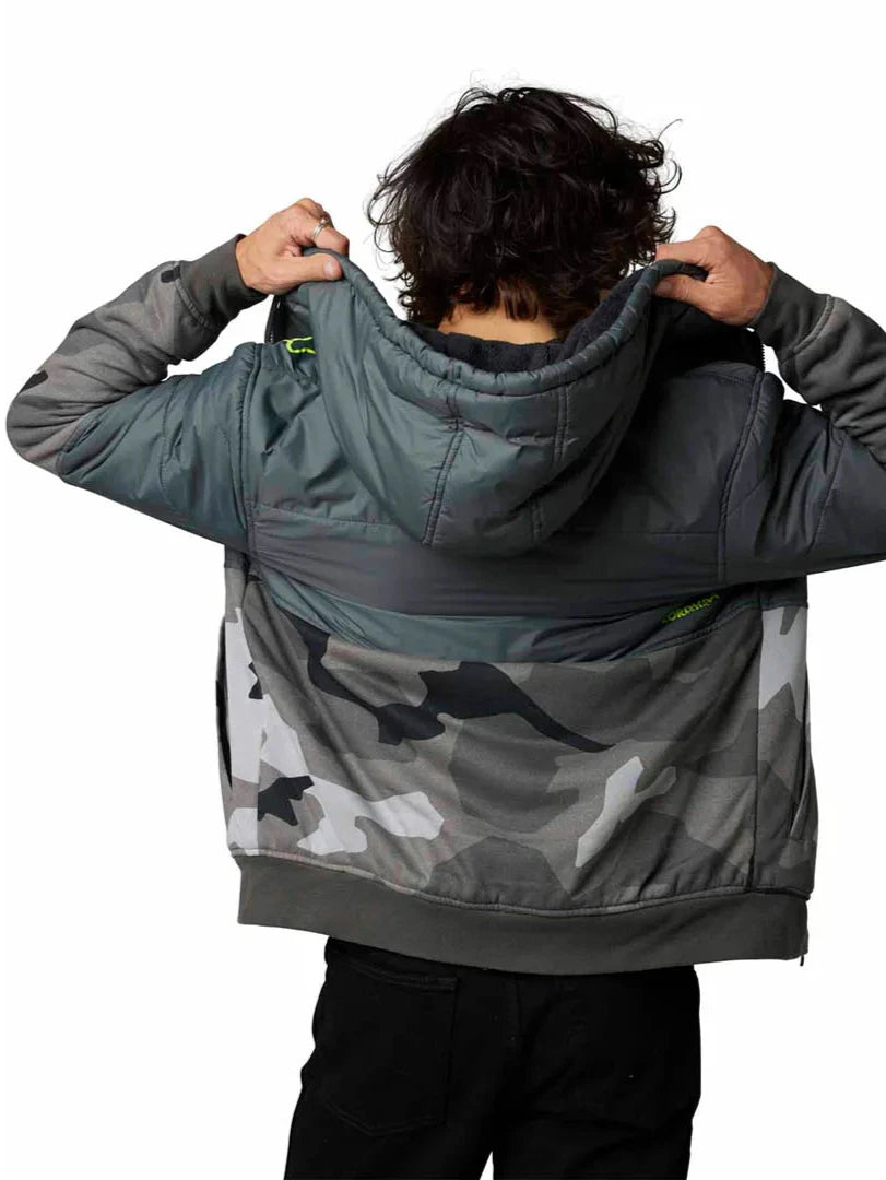 Fox LINDON SASQUATCH FLEECE - Black Cam BACK