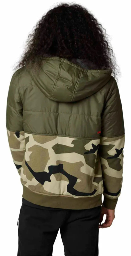 Fox LINDON SASQUATCH FLEECE - Olive Camo BACK