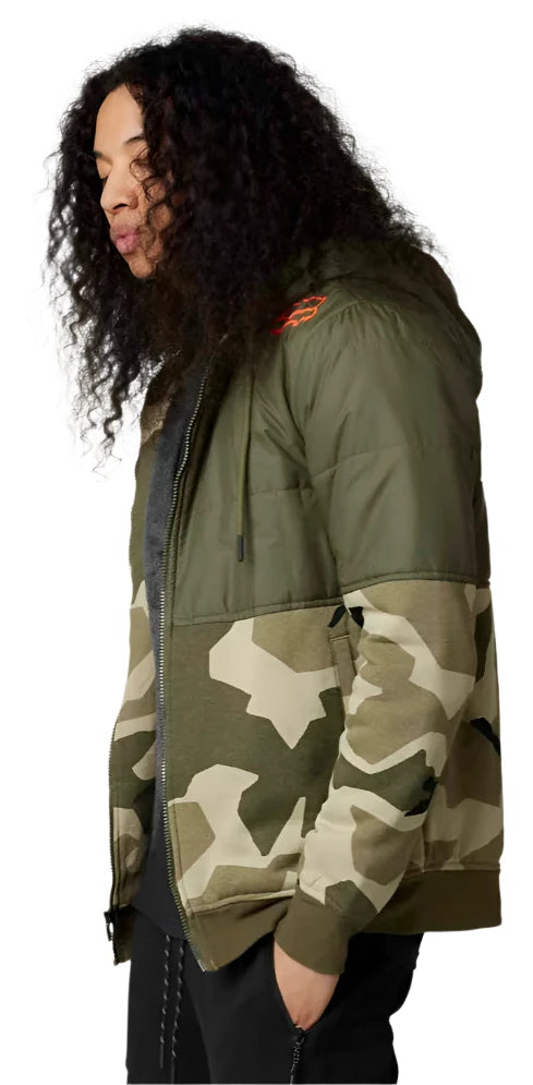 Fox LINDON SASQUATCH FLEECE - Olive Camo SIDE 