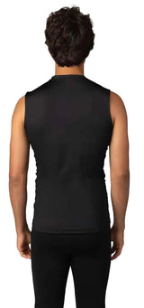 Fox Racing Tecbase SL Shirt Black BACK FACING MODEL