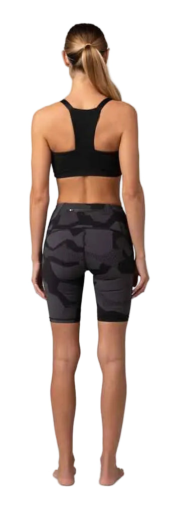 Fox Racing Womens Tecbase Bra Black BACK FACING MODEL
