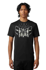 Fox THE FORMAT SS TECH TEE Black FRONT FACING MODEL