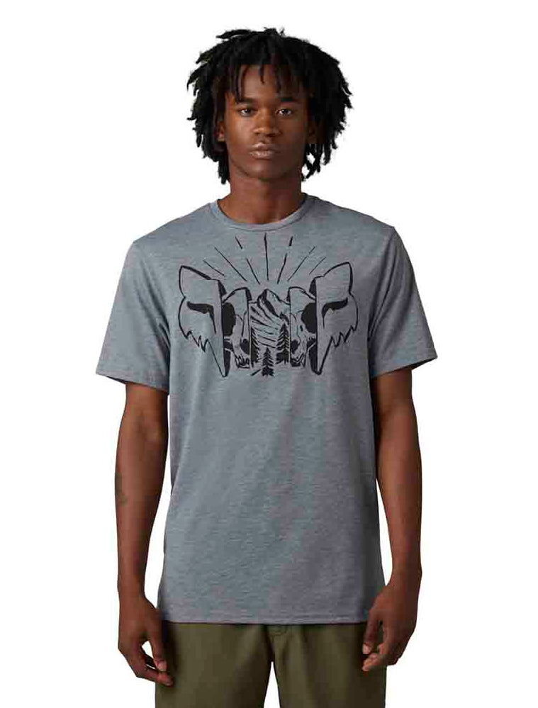 Fox THE FORMAT SS TECH TEE HeaGrp FRONT FACING MODEL