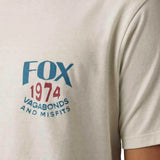 Fox PREDOMINANT SS PREM TEE - Vintage White PRINT