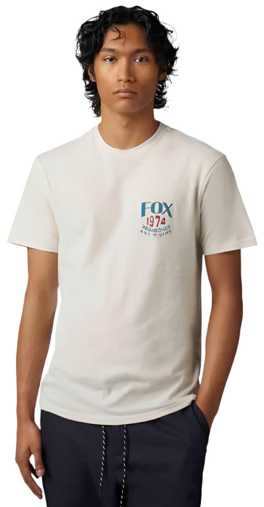 Fox PREDOMINANT SS PREM TEE - Vintage White FRONT