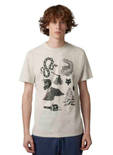 Fox TRACK BEAST SS PREM TEE VintWhite FRONT FACING MODEL