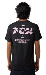 Fox ZONIFY SS PREM TEE Black BACK FACING MODEL
