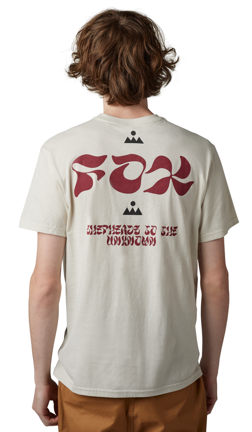 Fox ZONIFY SS PREM TEE VintWhite BACK FACING MODEL