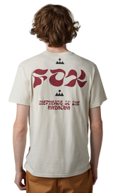 Fox ZONIFY SS PREM TEE VintWhite BACK FACING MODEL