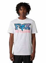 Fox BARBED WIRE || SS PREM TEE OptcWhite FRONT FACING MODEL