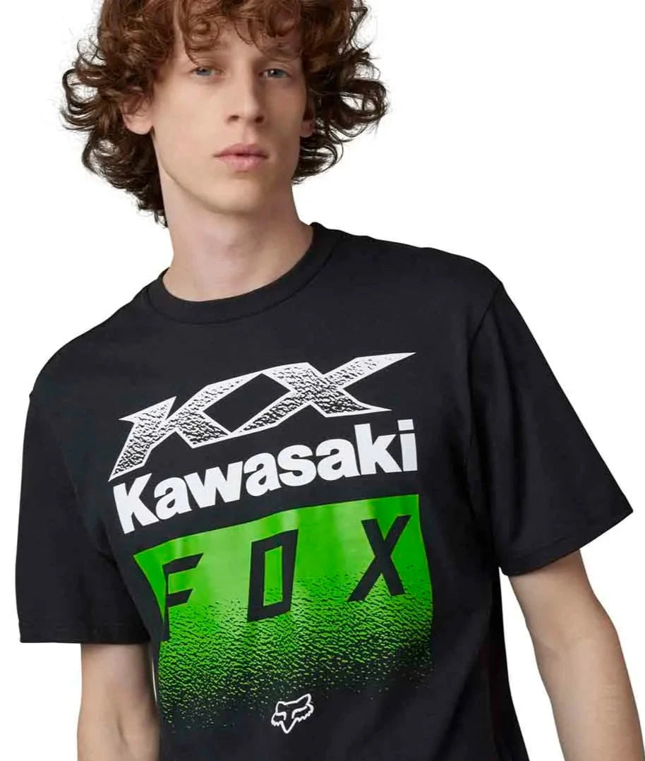 Fox FOX X KAWI SS TEE - Black FRONT 