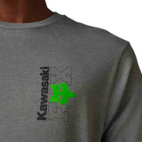 Fox FOX X KAWI SS TEE // -  Heather Graphite FRONT PRINT