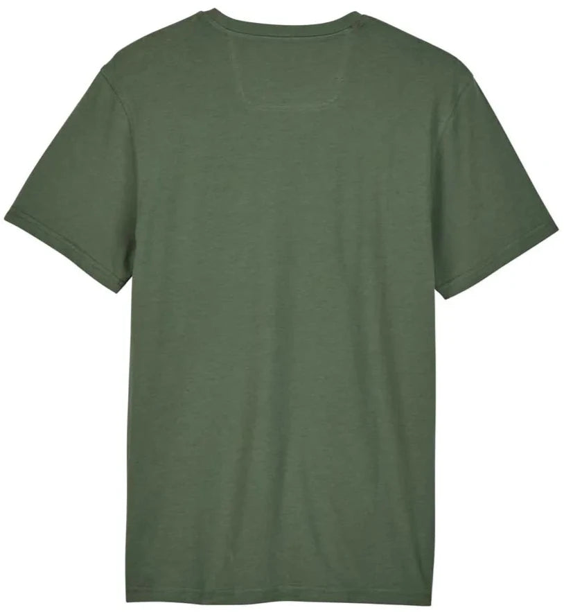 Fox LEVEL UP SS PREM PKT TEE - Hunter Green BACK
