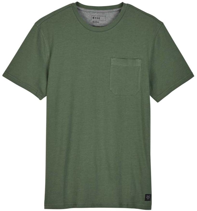 Fox LEVEL UP SS PREM PKT TEE - Hunter Green FRONT