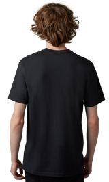 Fox UNITY || SS PREM TEE Black BACK FACING MODEL