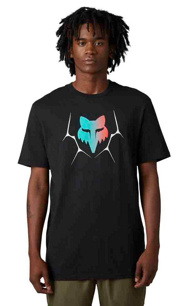 Fox SYZ SS PREM TEE Black FRONT FACING MODEL