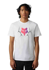 Fox SYZ SS PREM TEE OptcWhite FRONT FACING MODEL