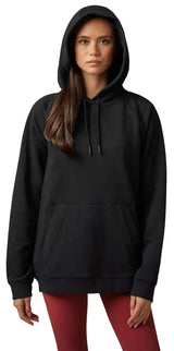 Fox WOMENS LEVEL UP PULLOVER FLEECE - Black FRONT 