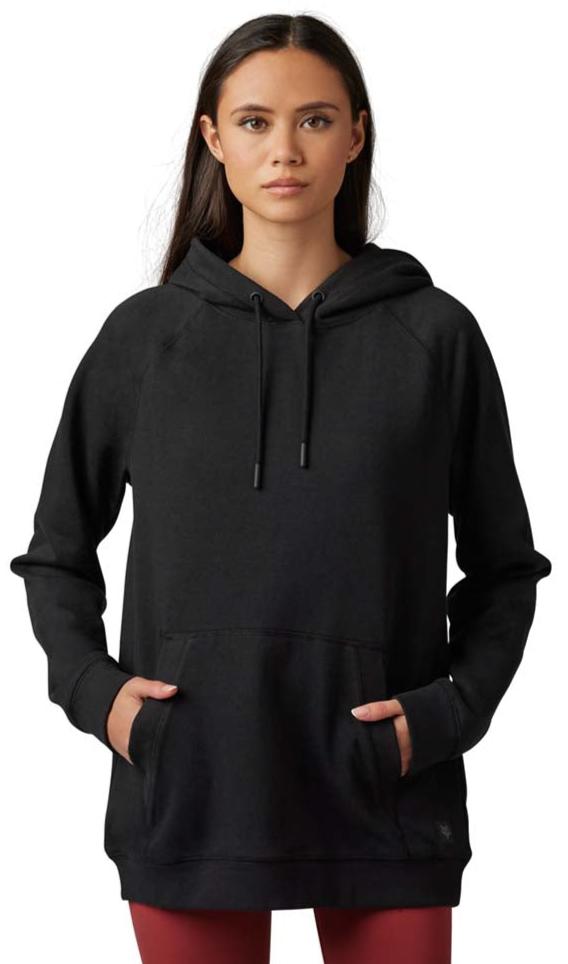 Fox WOMENS LEVEL UP PULLOVER FLEECE - Black FRONT