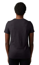Fox x Honda SS Tee Black BACK FACING MODEL