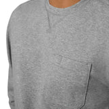 Fox LEVEL UP LS PREM PKT TEE - Heather Graphite FRONT 