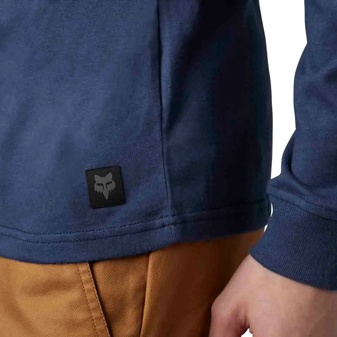 Fox LEVEL UP LS PREM PKT TEE - Deep Cobalt DETAIL