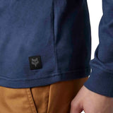 Fox LEVEL UP LS PREM PKT TEE - Deep Cobalt DETAIL