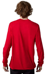 Fox FOX X HONDA LS TEE - Flame Red BACK