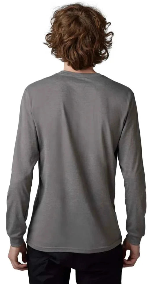 Fox FOX X KAWI LS PREM TEE - Heather Graphite BACK