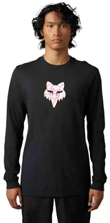 Fox RYVER LS PREM TEE - Black FRONT