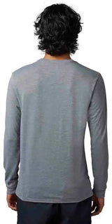 Fox THE FORMAT LS TECH TEE - Heather Graphite Back