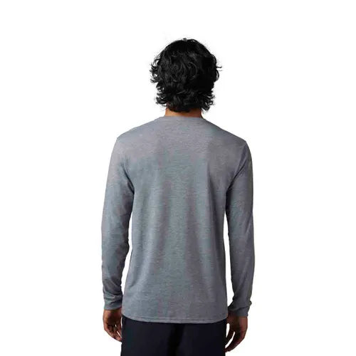 Fox AUXLRY LS Tech Tee Heather Graphite