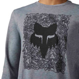 Fox AUXLRY LS Tech Tee Heather Graphite
