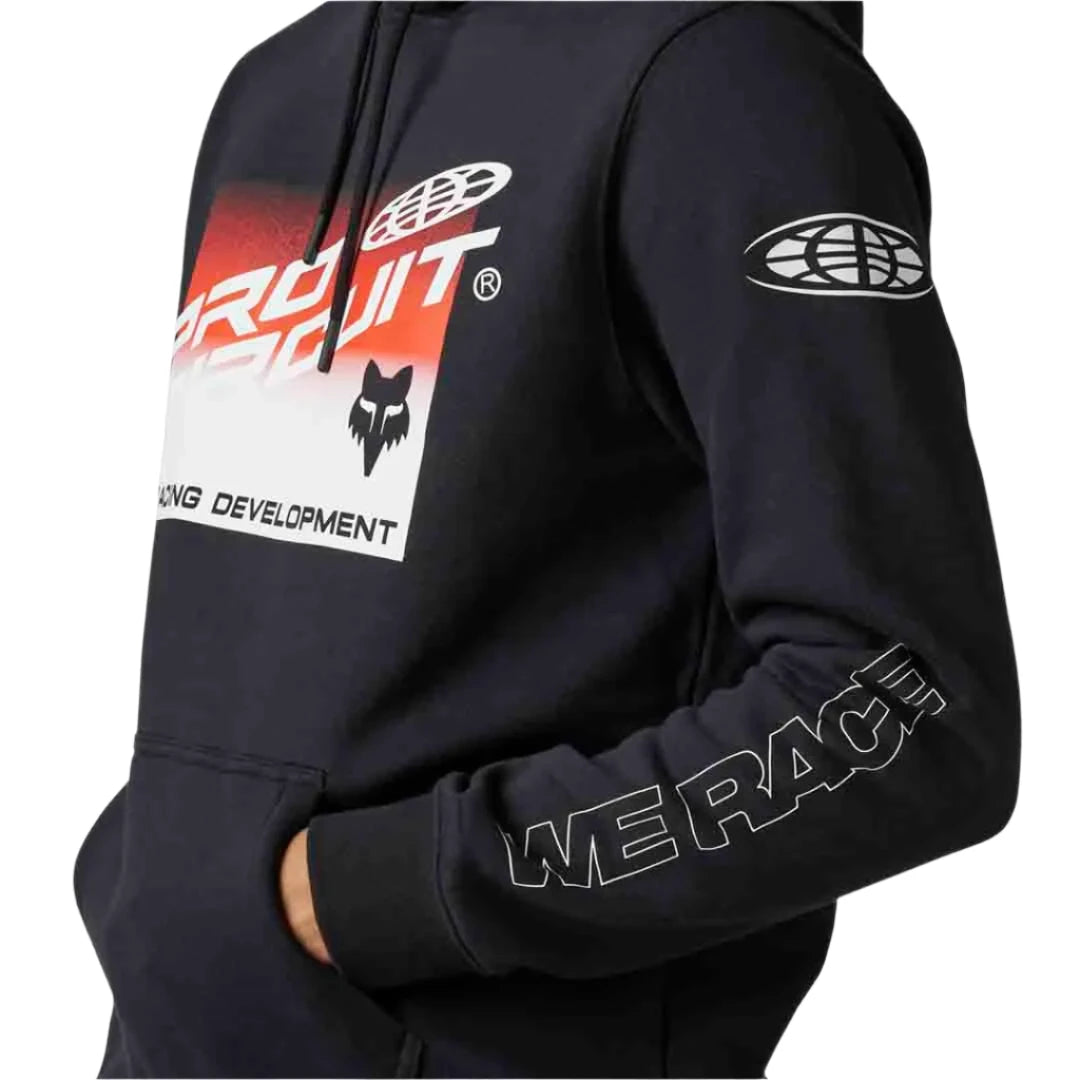 Fox FOYL PC PULLOVER FLEECE - Black SIDE FRONT