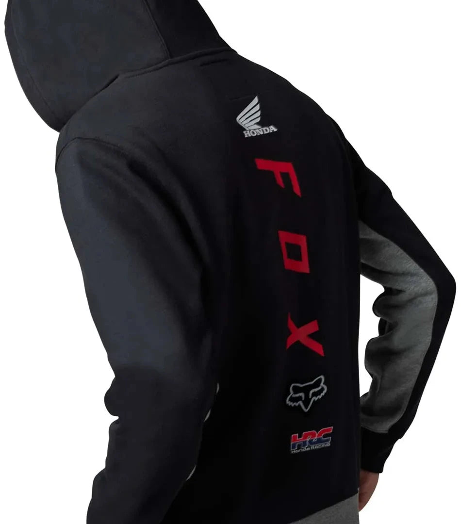 Fox FOX X HONDA ZIP FLEECE - Black BACK