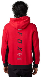 Fox FOX X HONDA ZIP FLEECE - Flame Red BACK