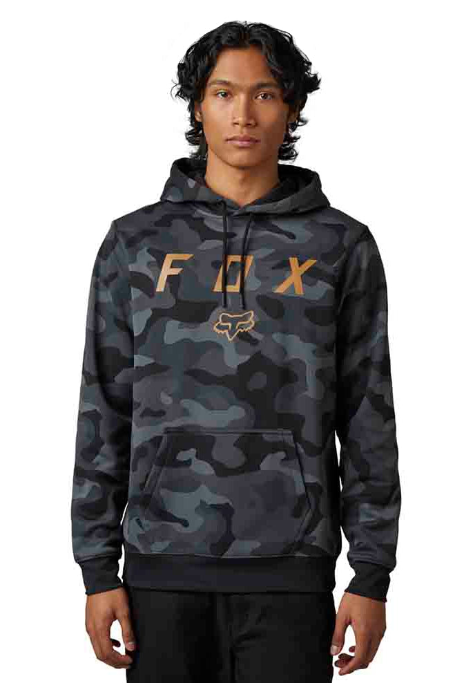 Fox VZNS CAMO PULLOVER BlackCam FRONT FACING MODEL
