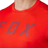 Fox RANGER SS JERSEY MOTH RACE - Flo Red Front Print Focused