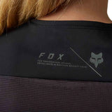 Fox WOMENS FLEXAIR ASCENT SL JERSEY - Black Back Print Focused