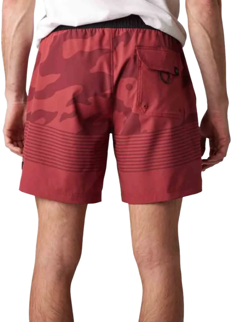 Fox VZNS CAMO HYBRID SHORT - Scarlet BACK