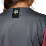 Fox YOUTH FLEXAIR SS JERSEY - Pewter BACK PRINT