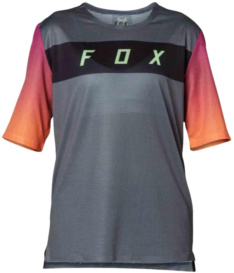 Fox YOUTH FLEXAIR SS JERSEY - Pewter FRONT
