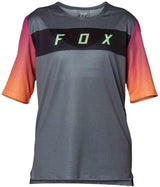 Fox YOUTH FLEXAIR SS JERSEY - Pewter FRONT
