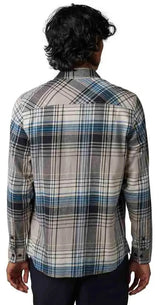 Fox TURNSOUT UTILITY FLANNEL - Taupe BACK