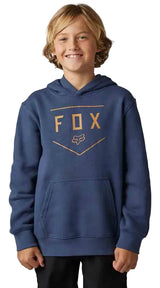Fox YOUTH SHIELD PO FLEECE DpCobalt FRONT FACING MODEL