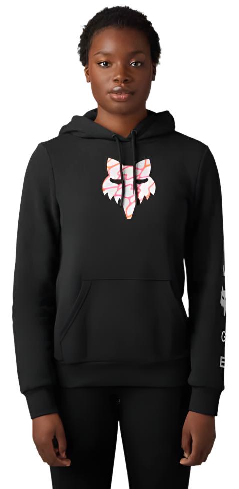 Fox WOMENS RYVR PO FLEECE - Black FRONT