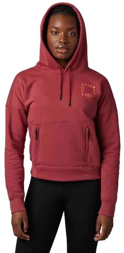 Fox HINKLEY DWR PO FLEECE - Scarlet FRONT