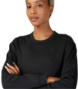 Fox WOMENS BALANCE CREW FLEECE - Black FRONT