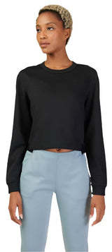 Fox WOMENS BALANCE CREW FLEECE - Black FRONT