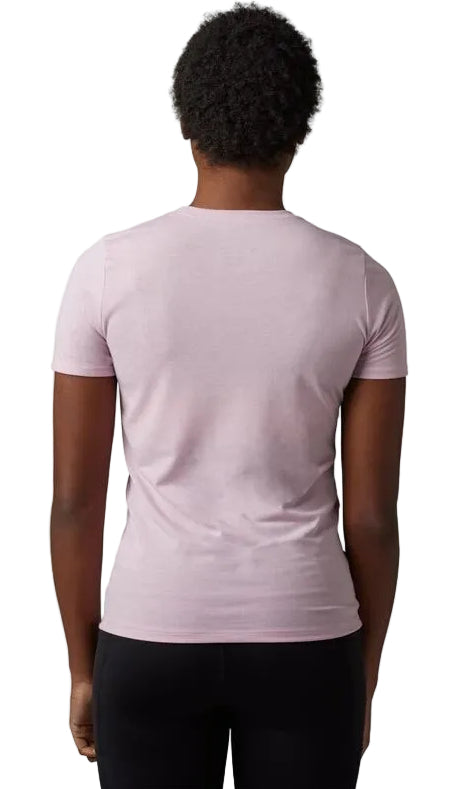 Fox W ABSOLUTE SS TECH TEE Blush BACK FACING MODEL